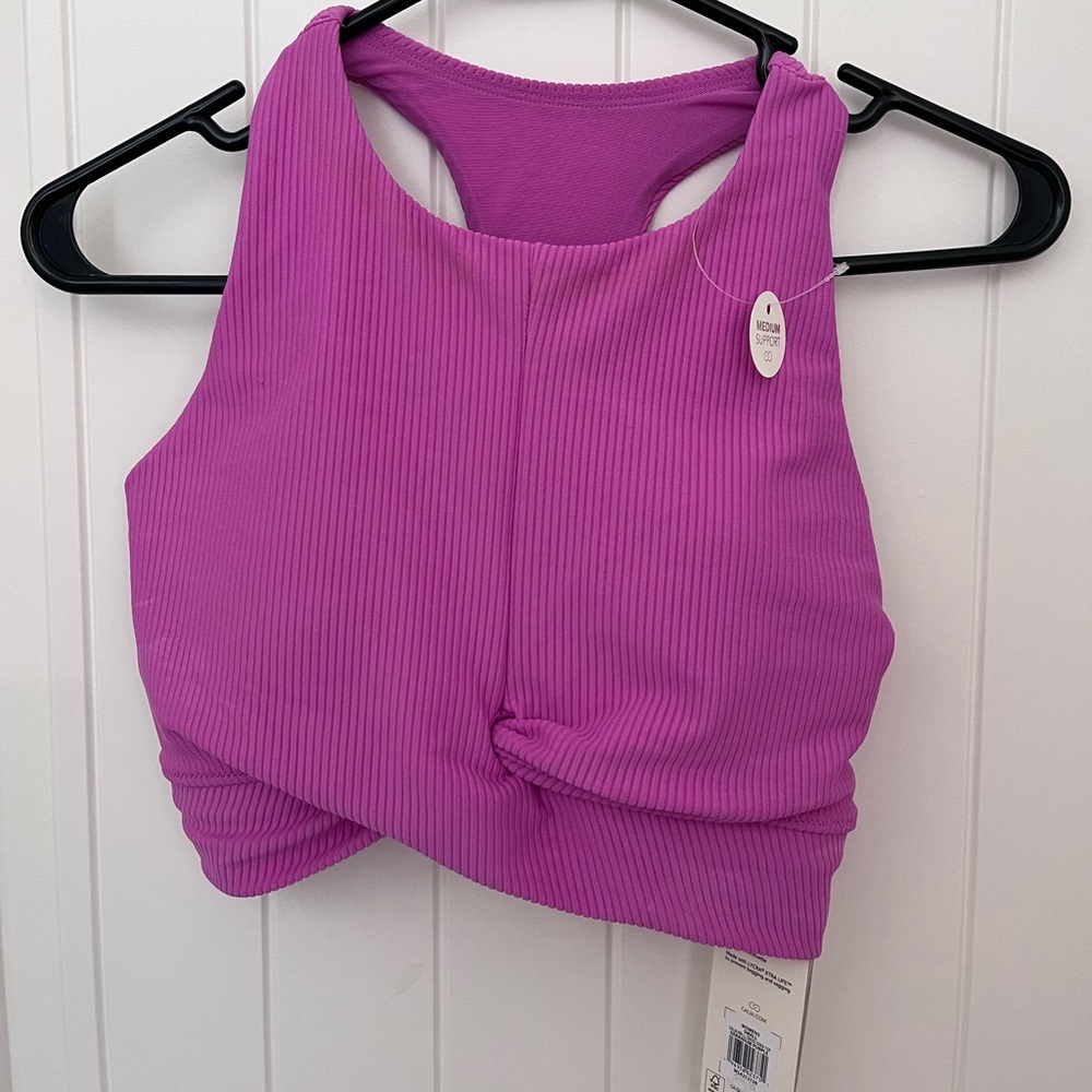 Calia Rib LL Cross Over Swim top